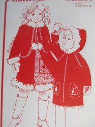 NORTHLAND PARKA WITH FUR TRIM HOOD FOR CHILDREN PATTERN 2-12